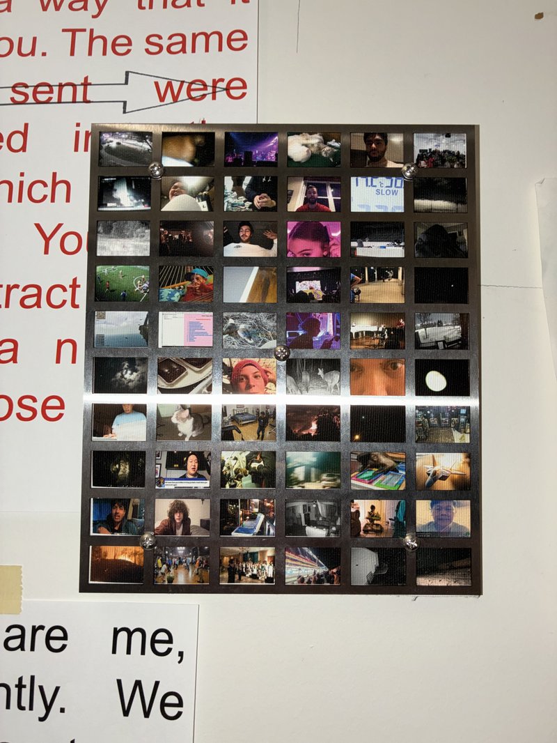 photo of a YouTube video with a low view count behind a metal frame